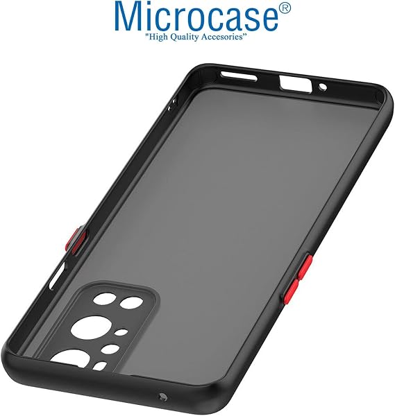 Microcase OnePlus 9 Pro London Serisi Sert Kılıf - Buzlu Siyah