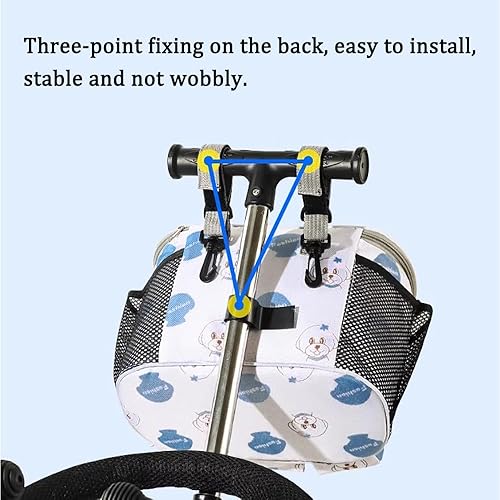 Miniatura 6 de Organizador universal para cochecito, con gancho para cochecito, se adapta a cochecito como Uppababy, Baby Jogger, Britax, BOB, paraguas y cochecito