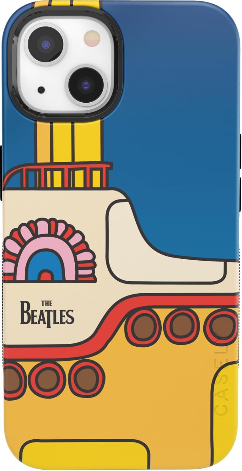Casely iPhone 13 Case | Yellow Submarine | Beatles | Bold Protective Design | Compatible with MagSafe