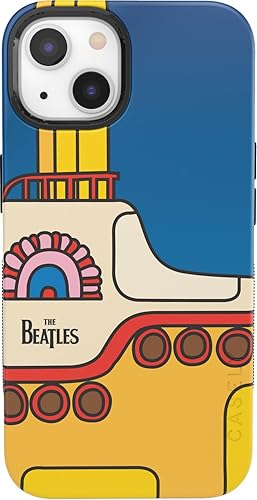 Vista 355 de Casely Funda para iPhone 13 Compatible con MagSafe Color Splash de medianoche Funda retro abstracta Color de medianoche Splash Abstracto