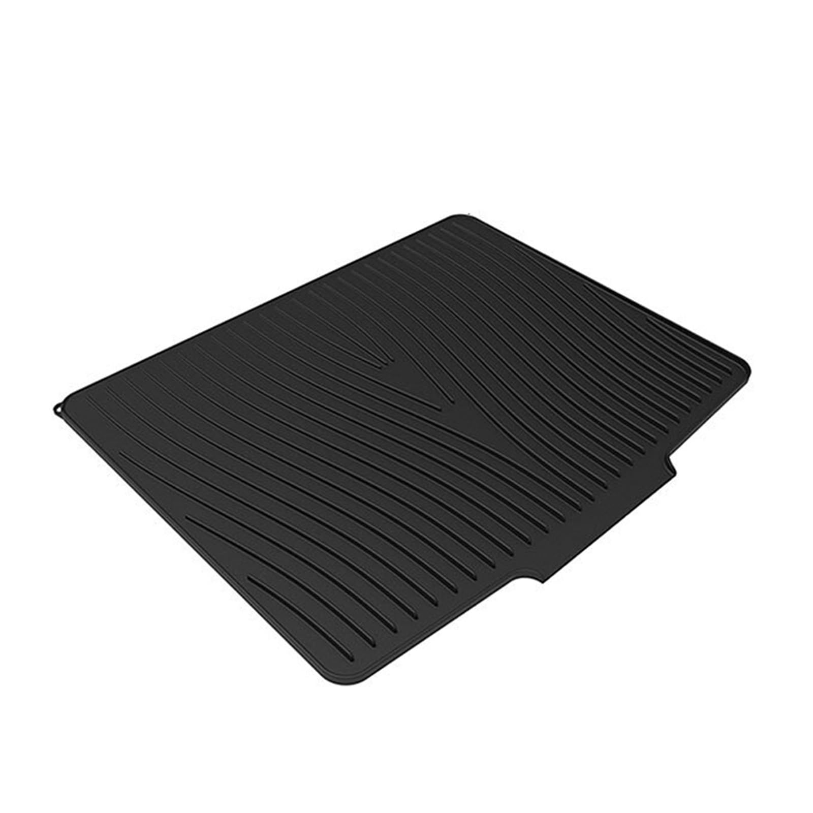 WZPTLKIBAD Silicone Dish Drying Mat, Non-Slip Tableware Drainer