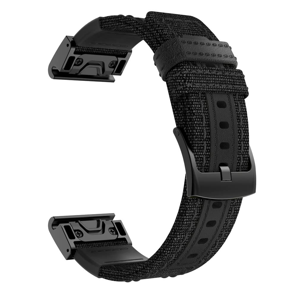 HQHYGM 22 26 MM Płócienne paski do zegarków dla 7 7X 6X 6 Pro Opaska na nadgarstek 5 5X Plus 3 HR Bransoletka Smartwatch