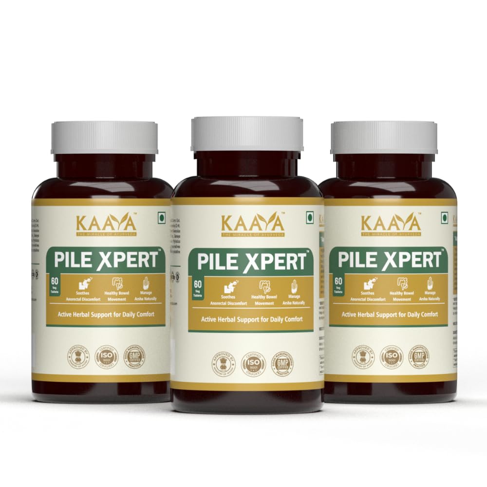 KAAYA AYURVEDA Pile Xpert Ayurvedic Medicine for Piles, Fissure & Fistula | Fast Relief | Ministry of Ayush Approved | 100% Herbal Formula | 180 Capsules (3 Month Pack Full Course)-picture-20