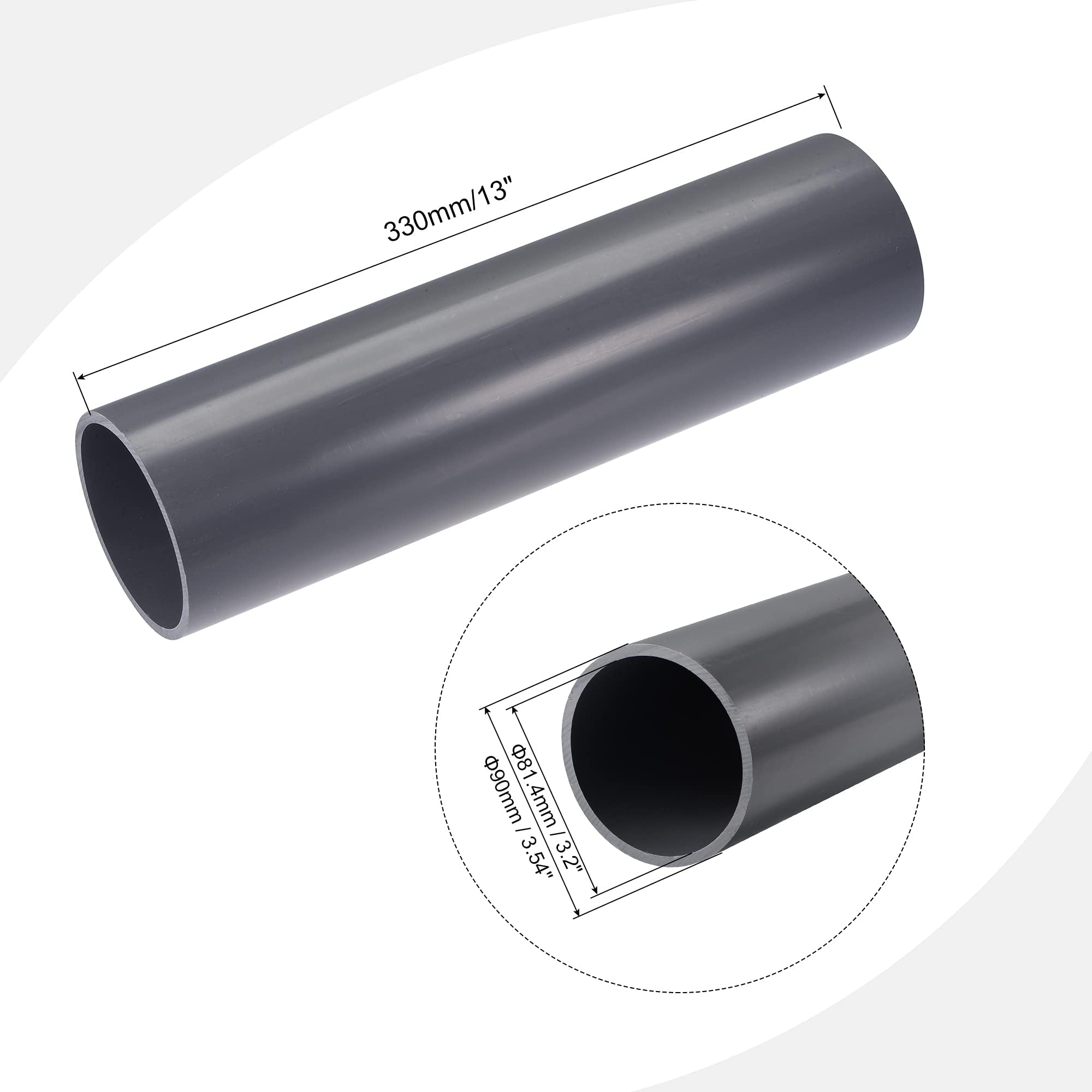 Produktbild von TOP-VIGOR Acrylrohr Klar 16x20 Mm, 305 Mm Länge – Hart, Transparent, Schlagfest, Für Aquarium, Wasserkühlung, DIY & Beleuchtung