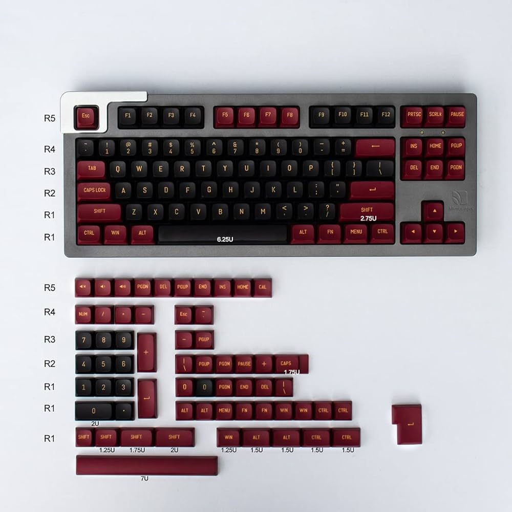 Uomiさん専用　２ｘ キーキャップ Amazon | Womier 189キーキーキャップ ダブルショット PBT キー