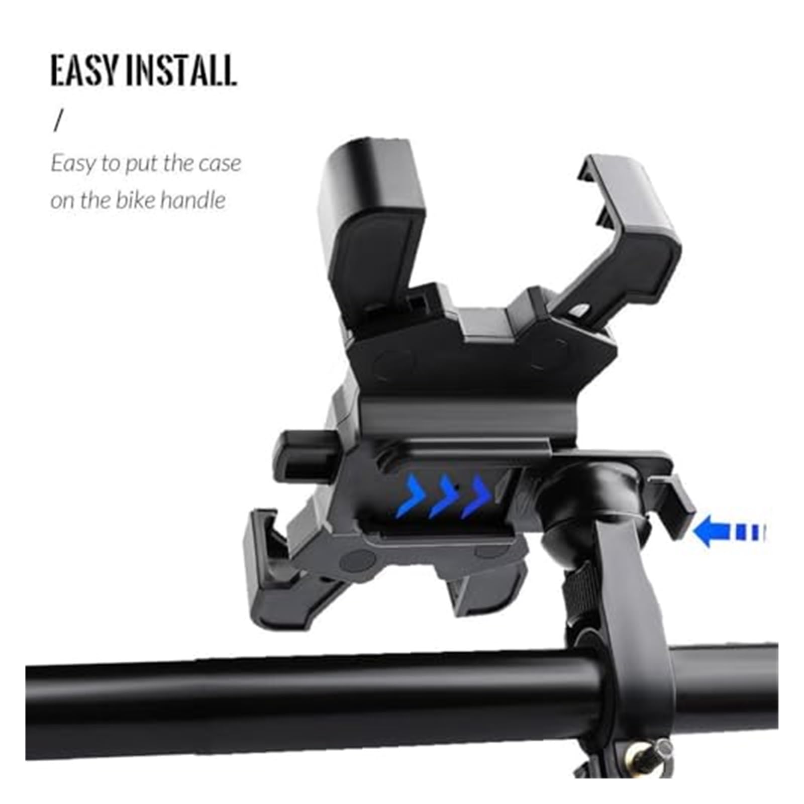 Supporto telefono bicicletta Per Kymco Per 400i Supporto Telefono Da Moto Impermeabile Regolabile Con Protezione Antiurto A Sgancio Rapido Per La Guida All'aperto(‎G)