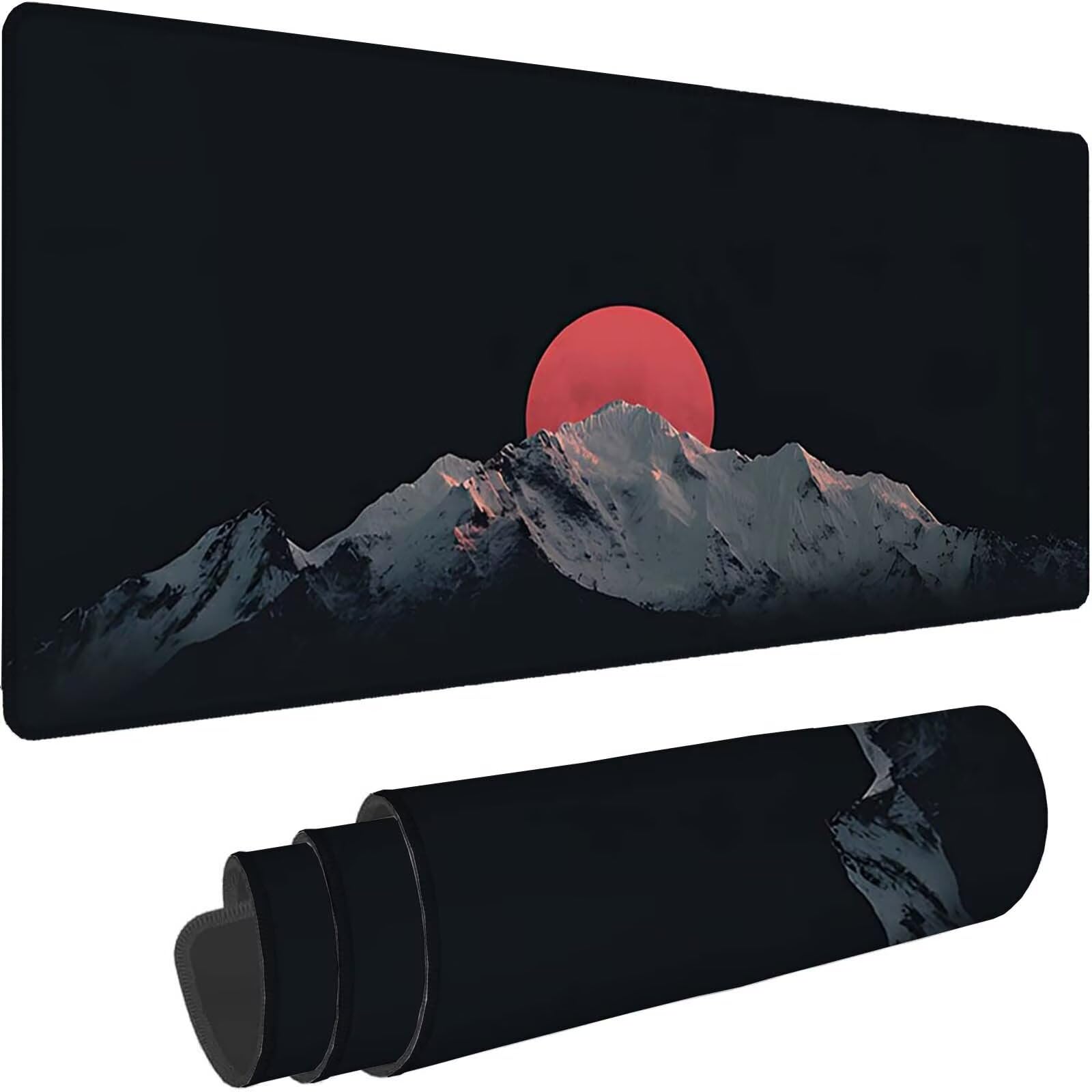 Tappetino Mouse 900x450mm | Superficie Ultra-Liscia, Montagna 0-z616