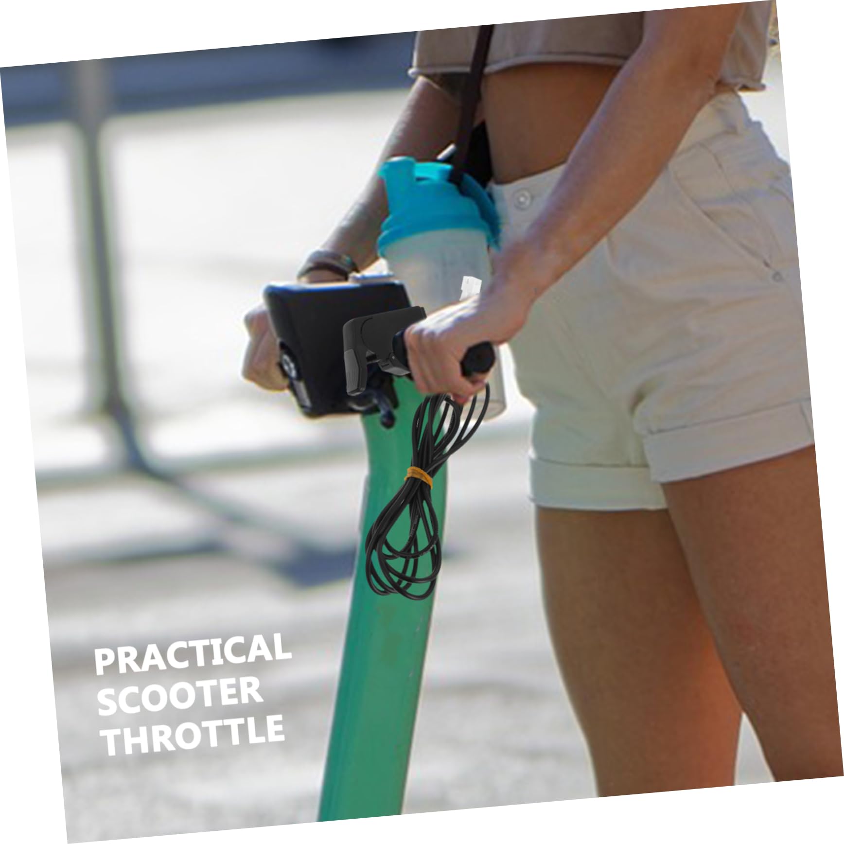 SOLUSTRE 5pièces Accélérateur De Pouce pour Vélo Électrique Et Trottinette De Vitesse Facile à Installer Compatible De Modification pour Scooter Connecteur