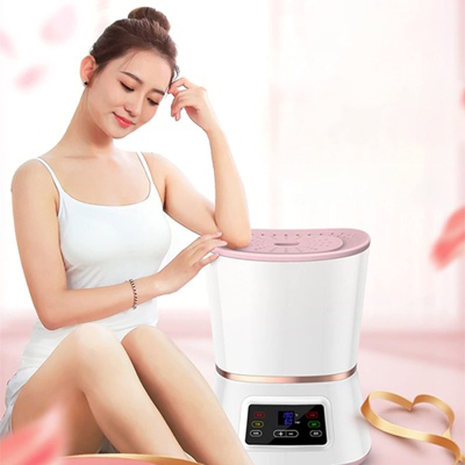 Asiento de Vapor Kit de Vapor Vaginal V Silla de Vapor SPA portátil para Limpieza Vaginal para Mujeres Equilibrio del pH Cuidado posparto Limpieza y Ajuste Femenino