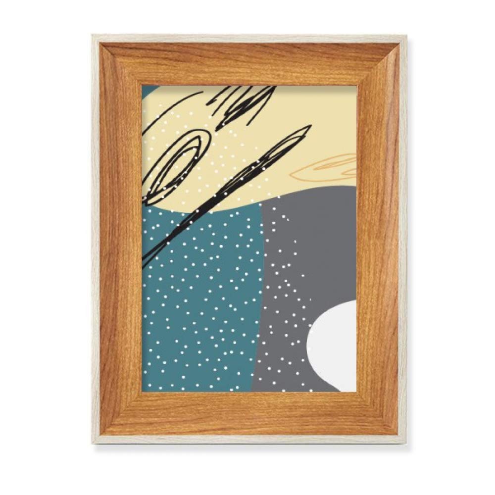 Peinture plusieurs ensembles et cadre de photo en bois de bureau design