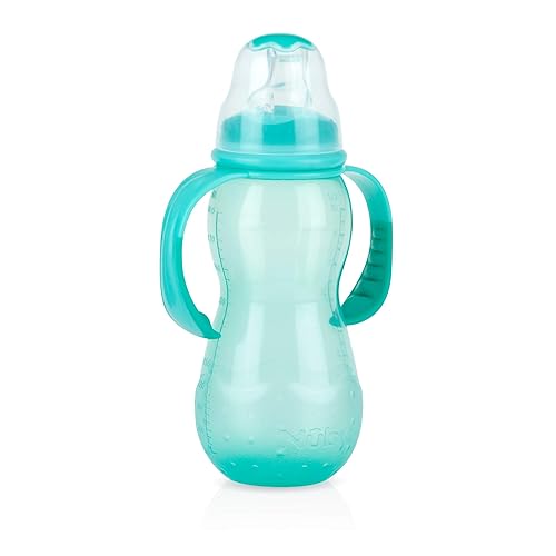 Miniatura 6 de Nuby Enfermera de cultivo de 3 etapas antigoteo, los colores pueden variar, 11 onzas