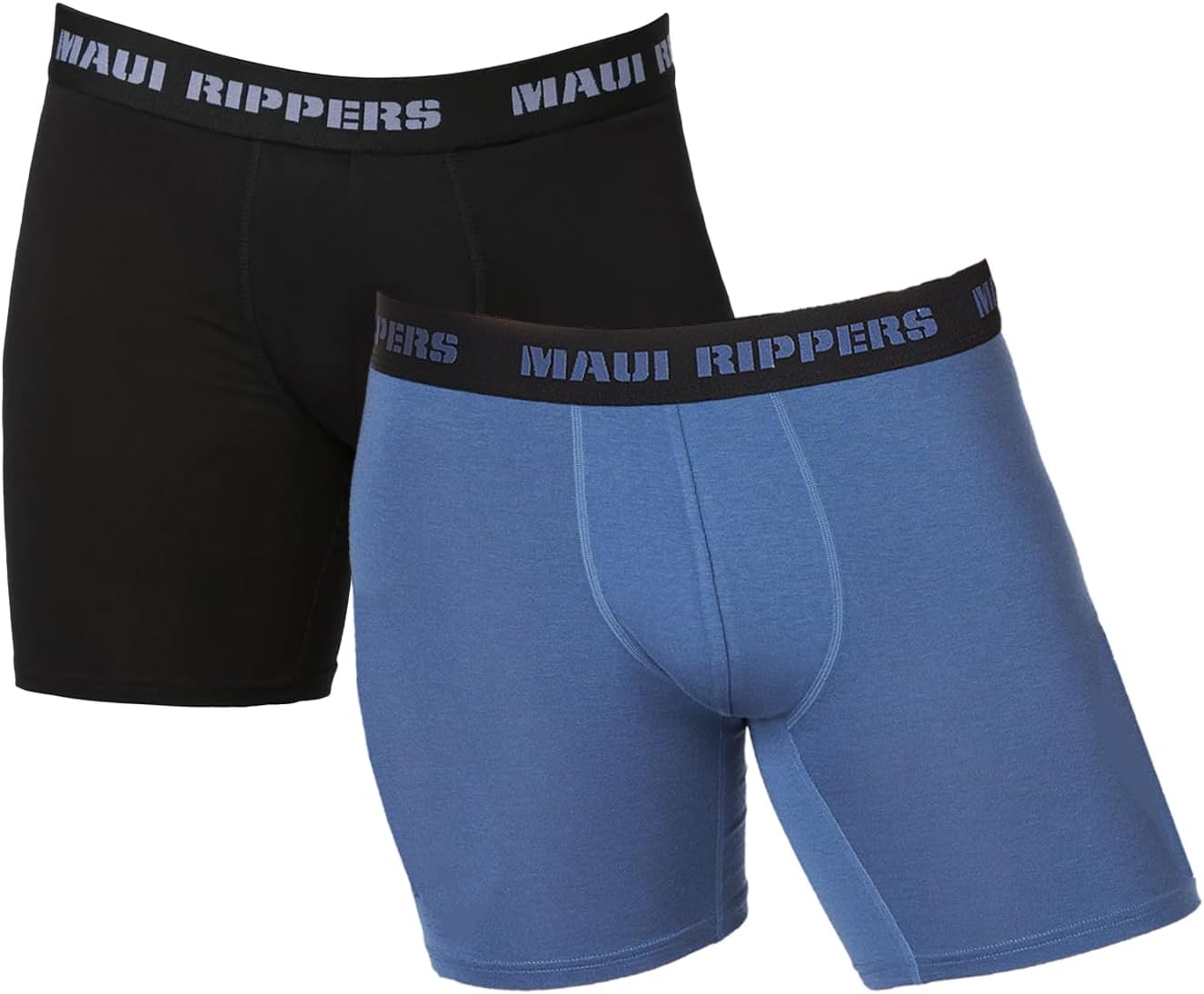 Maui Rippers Men's Stretch Boxer Briefs Everyday and Active Fit Underwear