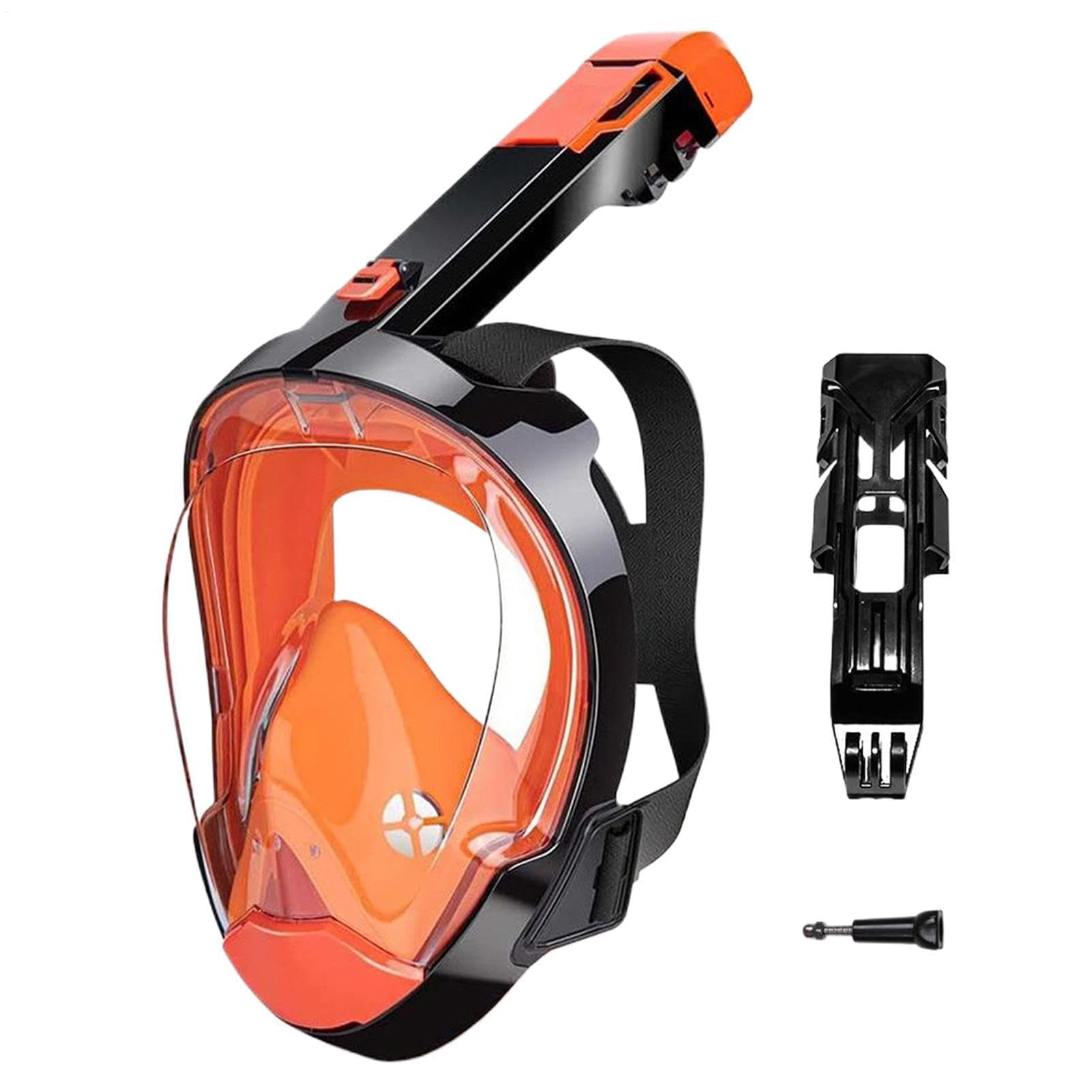 Máscara de snorkel antivaho – Equipo de asistencia respiratoria submarina – Máscara de snorkel con vista panorámica de 180 grados – para mujeres, nadadores, principiantes, viajeros, exploradores
