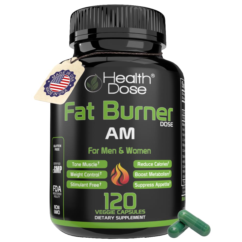 Health Dose Suplemento para controle de peso com picolinato de cromo, vitamina B6 e blend de 1.175 mg, 120 cápsulas gelatinosas