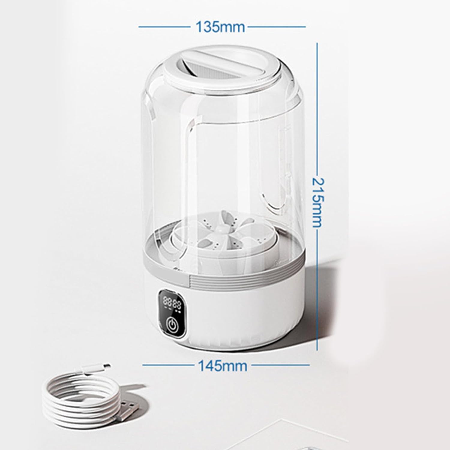 Rechargeable Handheld Washing Machine For Travel Home Use 7000mAh Battery Delicate Garments Baby Clothes Accessories