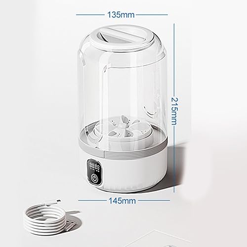 Miniatura 8 de Lavadora de mano recargable para viajes Uso doméstico 7000mAh Batería Ropa delicada Ropa de bebé Accesorios