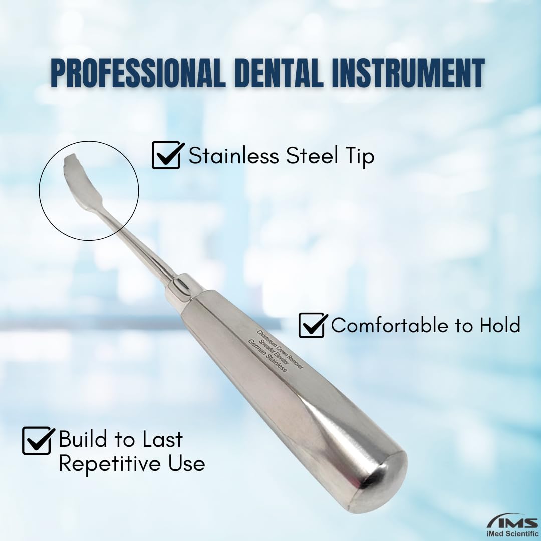 Dental Elevators Christensen Crown Remover 90° Angled Surgical Extraction Stainless Steel Instruments