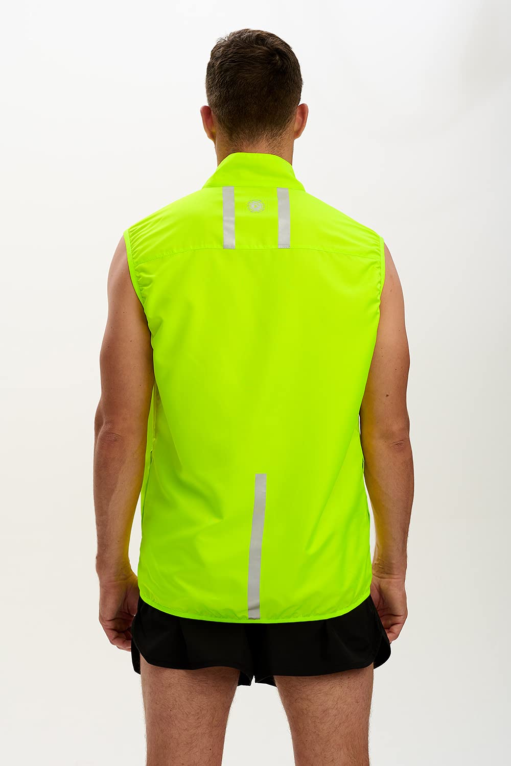 time to run Laufveste ärmellos Gilet Mit Taschen für Herren - Leichte Winddichte Atmungsaktiv - Ideal für Übung und Jogging
