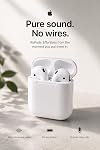 Wireless Earbuds with Bluetooth, Stereo Bass Sound, Built-in Microphone, Sweat Resistant, Compatible with iPhone and Android