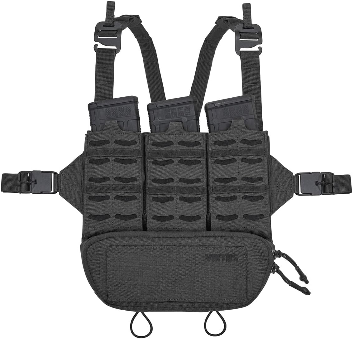 VIKTOS Taculus MX Tactical Versatile Durable Adjustable Waterproof Elastic Webbing EDC Vest Chest Rig with Belly Pouch