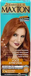 Embelleze Tinta De Cabelo Maxton Louro Médio Acobreado 7.4 Atrevida