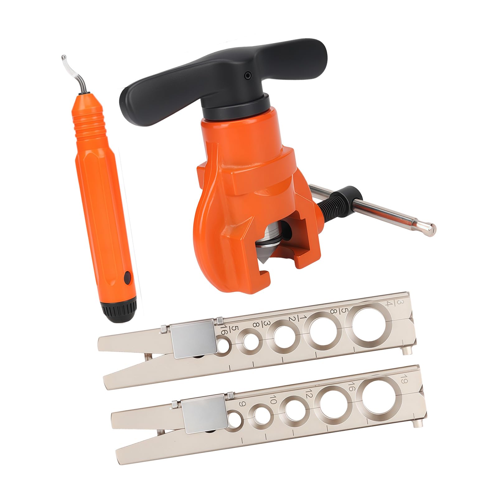 Tsophreniq 6-19Mm Tube Expander Reamer Flaring Tool Set Tube Expanders For Manufacture Maintenance Pressure Vessel Expanding Manual Copper Pipe Flaring Tool