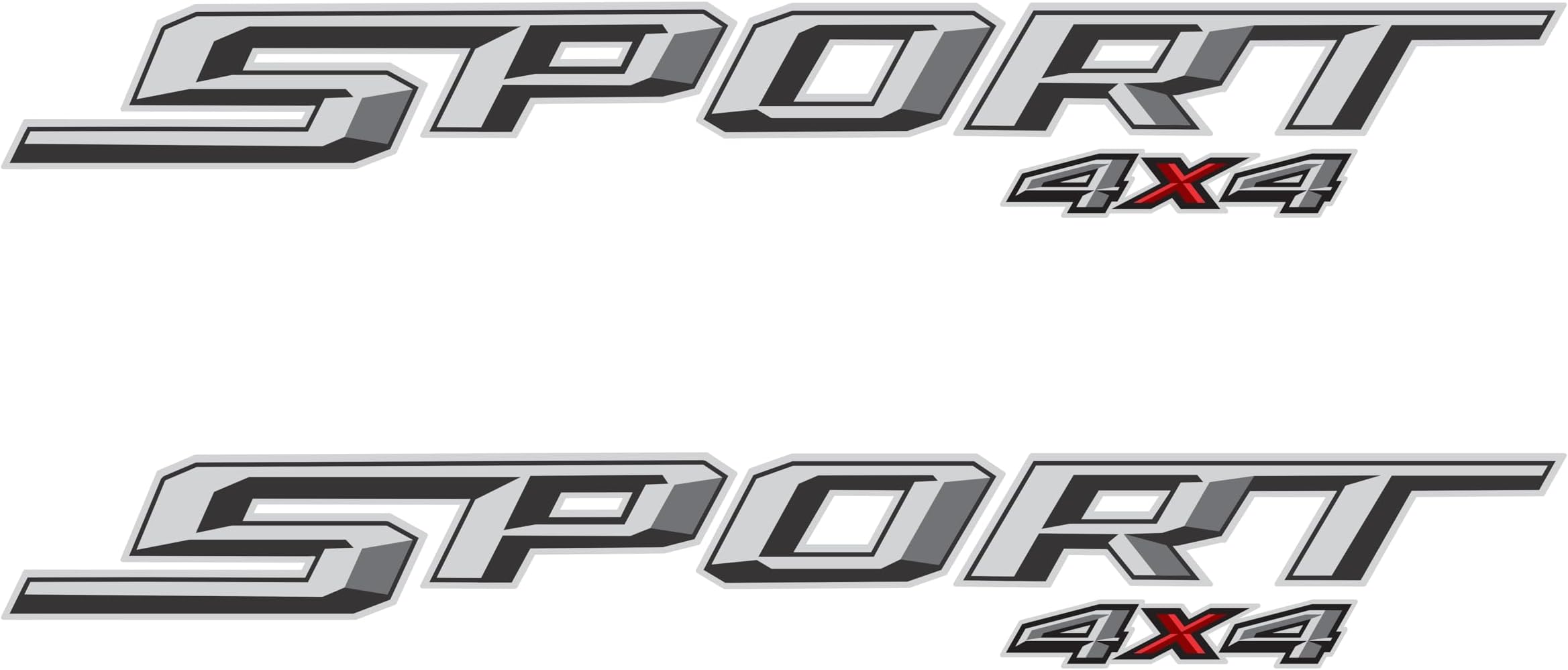 Sport 4x4 Decals for F150 Stickers XLT (2019-2020) - F (Set of 2) (Original)