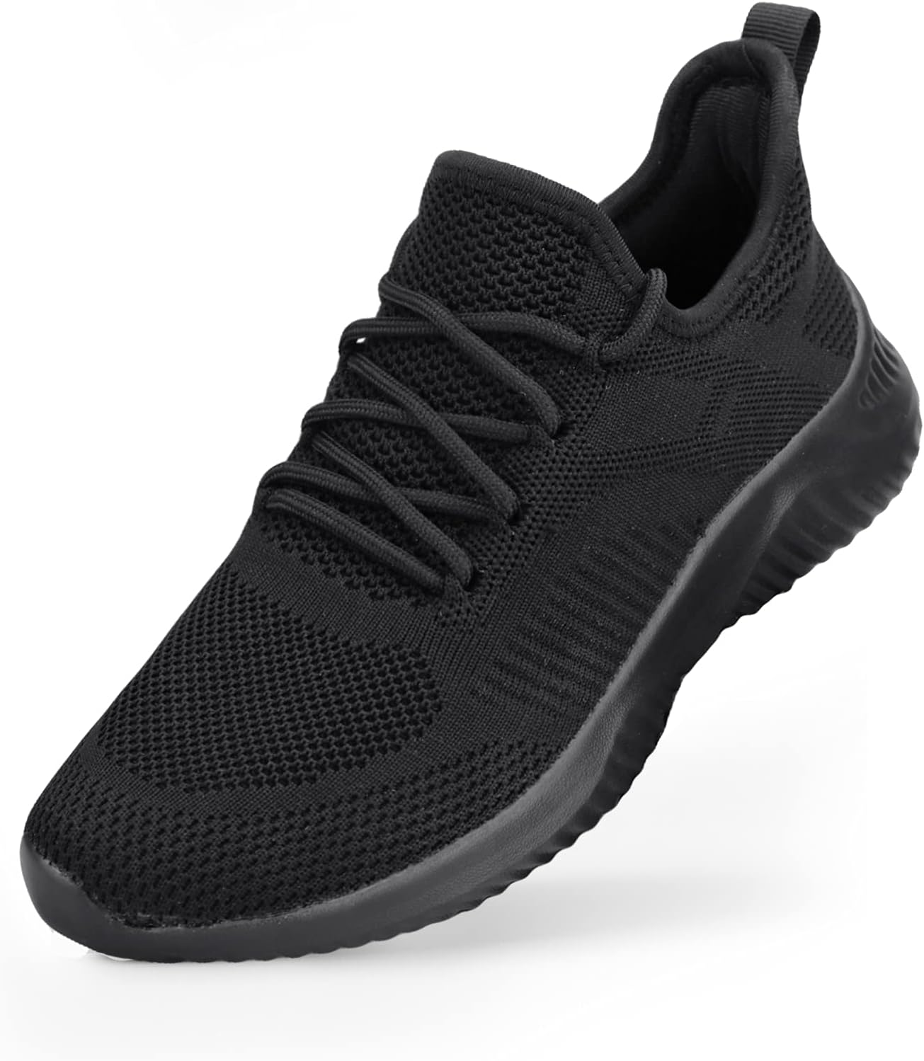 Flysocks Womens Casual Sneaker, D- All Black, 9.5 US