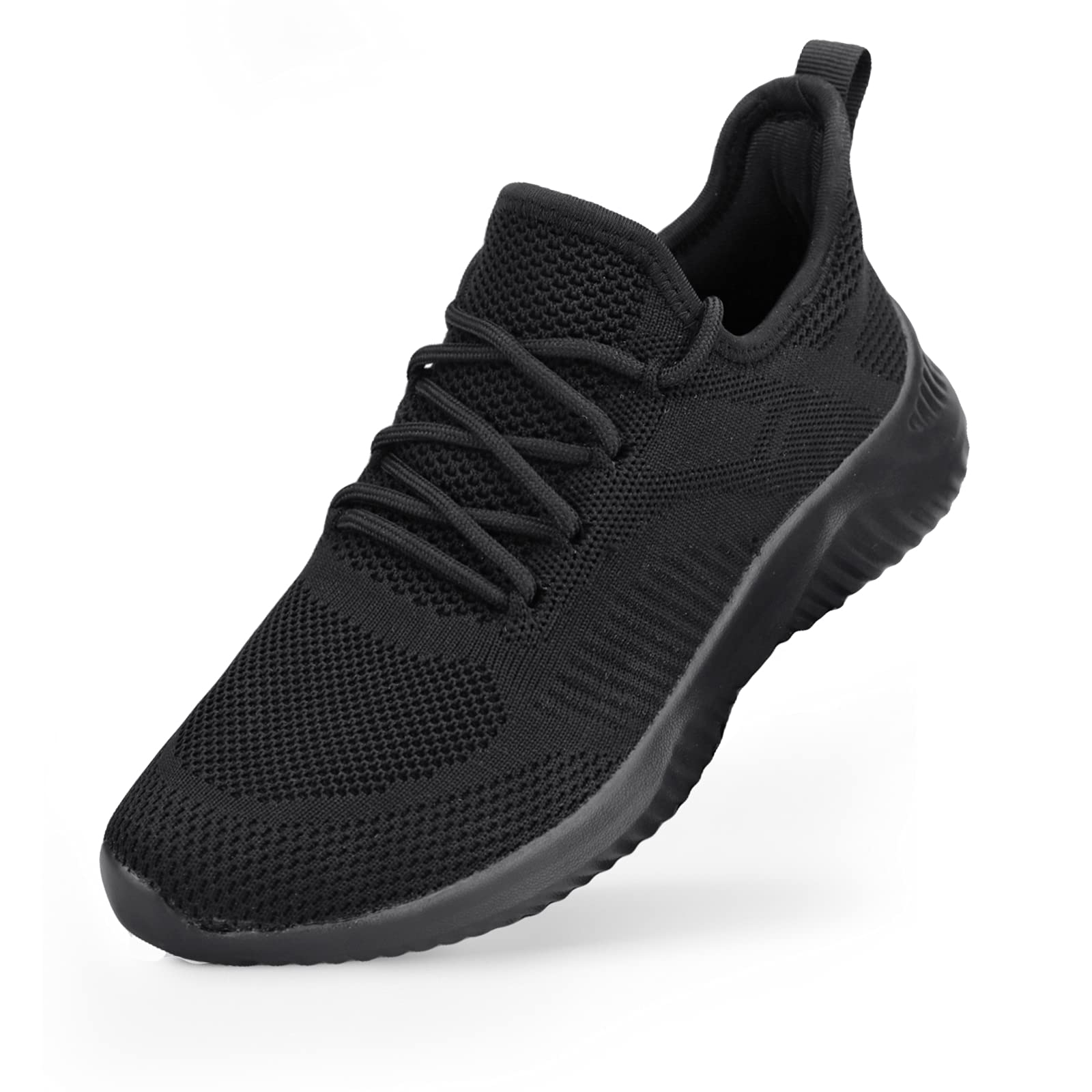 Flysocks Womens Casual Sneaker, D- All Black, 8.5 US