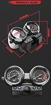 デジタルヒートモニター Amazon | DIGITEN 4デジタルLEDタコメーターRPMスピードメーター