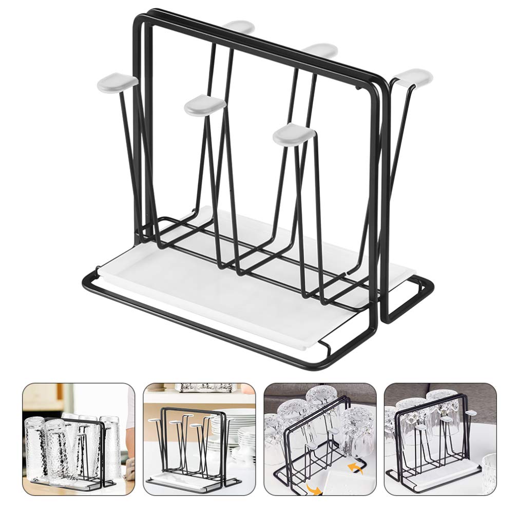 Nelsonerty ÉGouttoir à Tasses Avec 8 Crochets, éGouttoir, Organisateur De Tasses En Arbre Pour Et Le Bureau