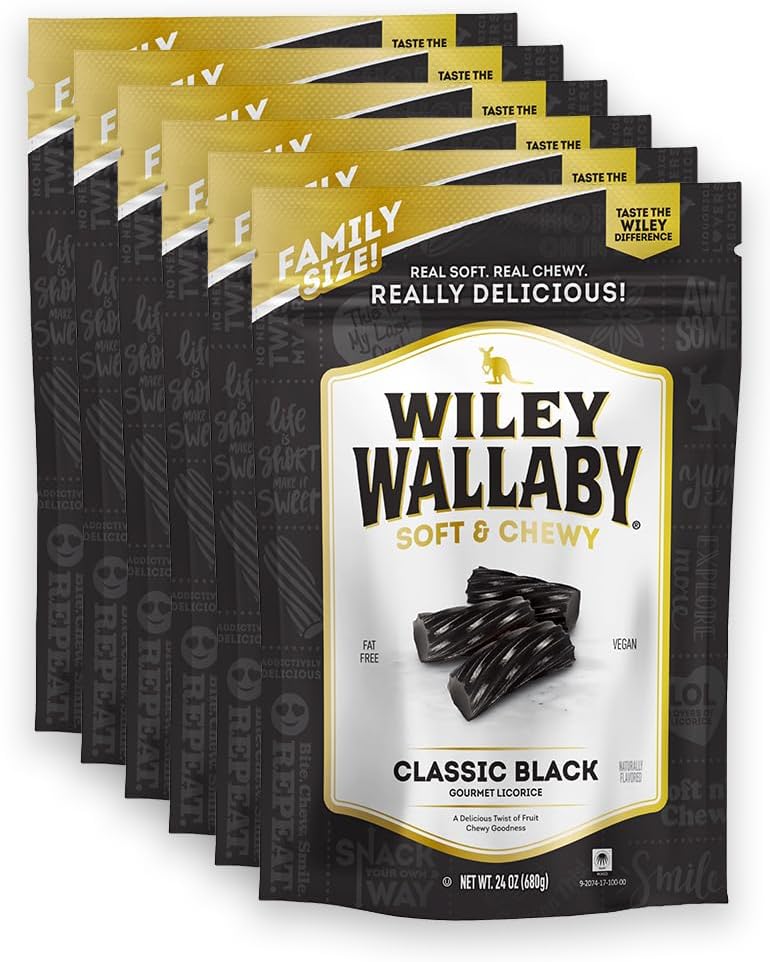 Wiley Wallaby Licorice 24 Ounce Classic Gourmet Soft