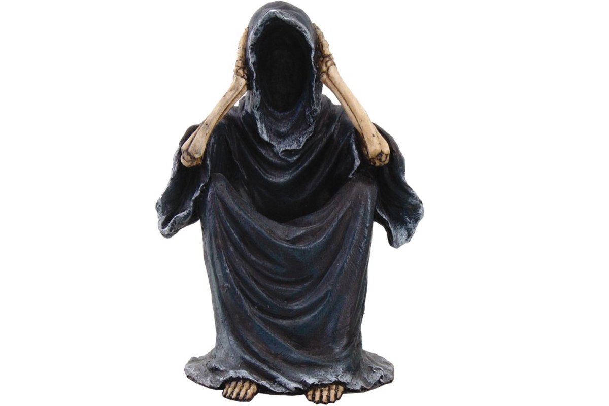 Amazon.co.jp: グリムリーパー（死神）フィギュア Hear No Evil 聞か 