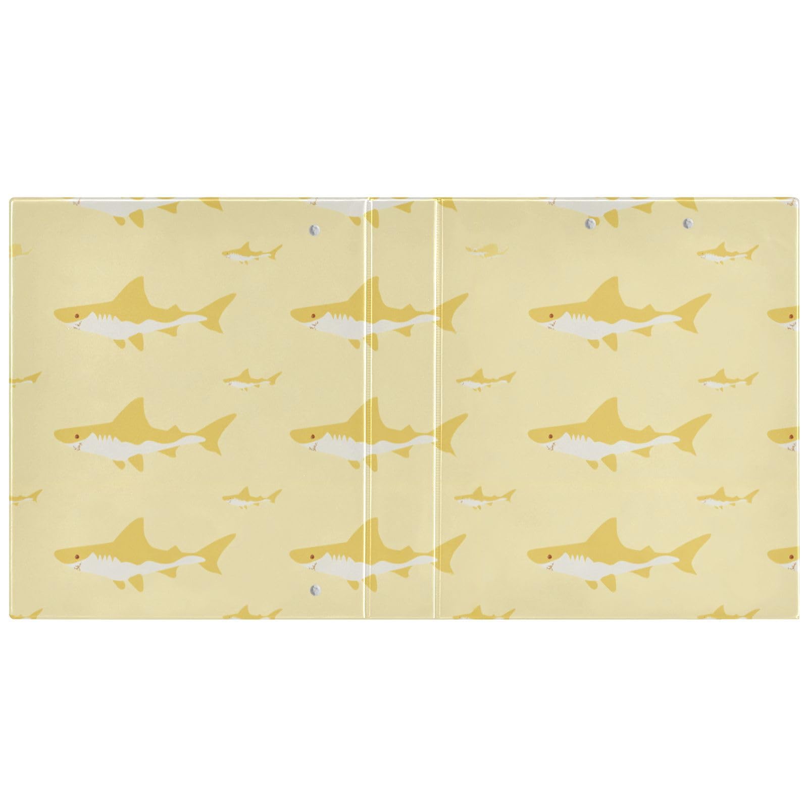 Raccoglitore da 1 e 1/2 pollici Shark Giallo Pastello
