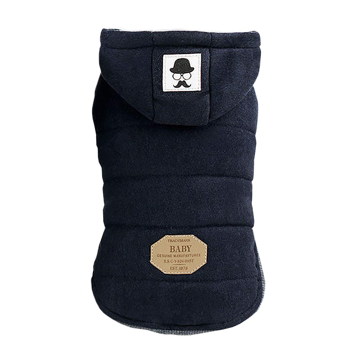 Ropa de invierno para perros con acabados acogedores de invierno 8