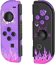 Baynety Switch Controller Joypad Replacement Joy Cons Wireless L/R for Switch/OLED with Double Vibration/Wake-up Function/Screenshot Support Switch Sports-Purple