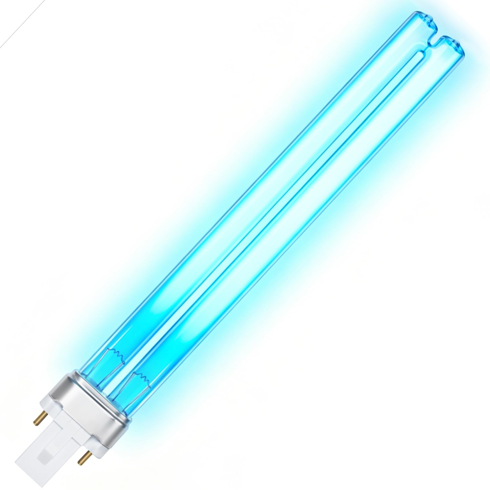 Ampoule UV-Desinfektionslampe 11W G23 pour Bassin Aquarium Filtre, Remplacement Désinfection Eau Anti-Algues