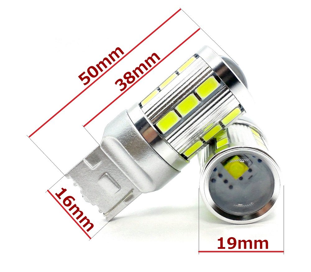 Amazon | illumicraft T20 (W21W, 7440 規格) LED バックランプ