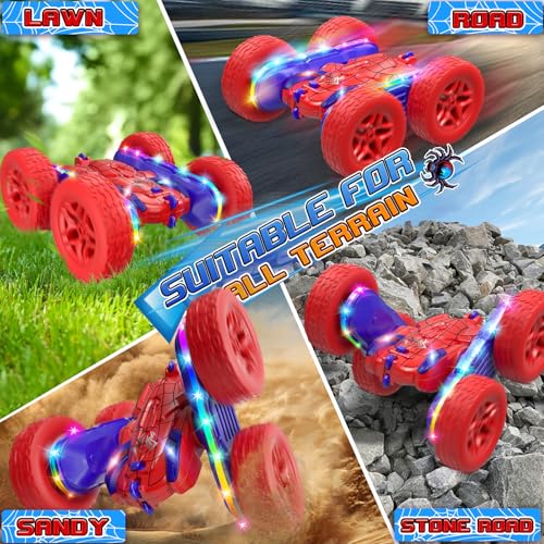 23% Off Jimdella Spider RC Car with LED Lights & Stunts - Image 6