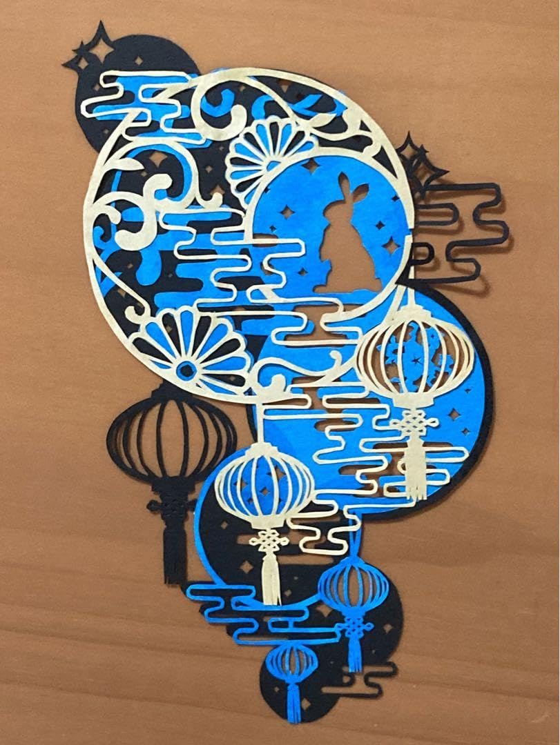 切り絵の一閑張り「お月見」値下げ Amazon.co.jp: 切り絵 お月見 : おもちゃ