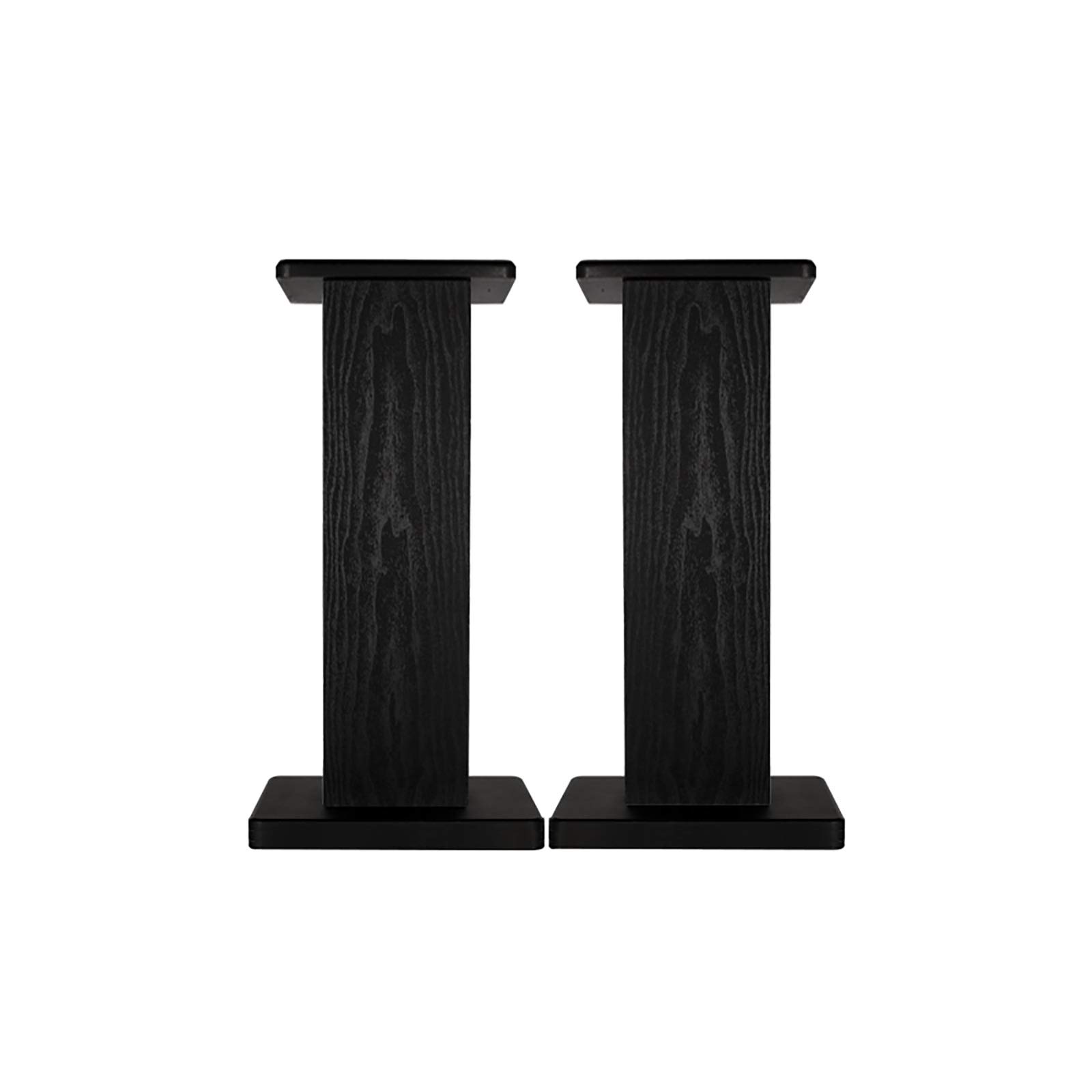 Speaker Stands,2pcs Bookshelf 3A Grade Thickened Sheet, Equipped with 8 Anti-Slip Pads, Multiple Height Options, Black and Walnut