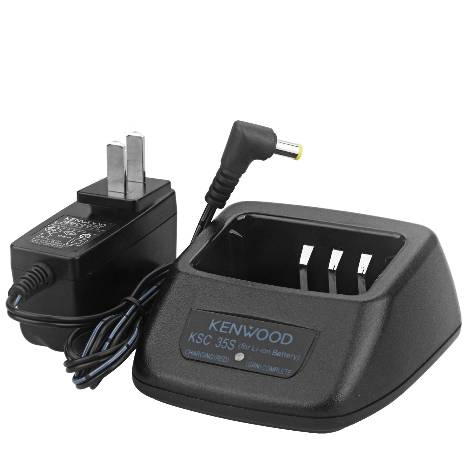 Cargador KSC-35s de escritorio para batería de walkie talkie Kenwood TK-2200 y TK-3000 7