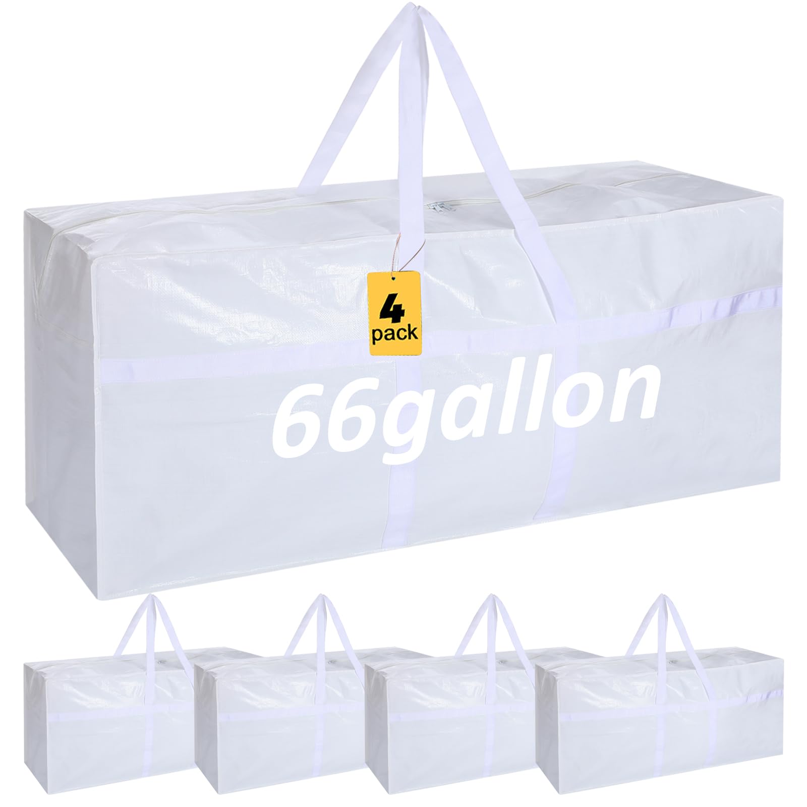 Amazon.com: Clysee 4 Pcs 66 Gallon Extra Large Moving Bags Heavy