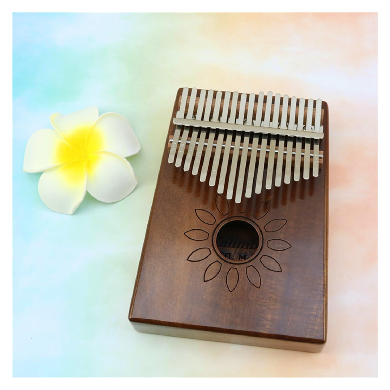 kalimba mini 17-tonowe jednopłytkowe pianino kciukowe kalimba 17-tonowe pianino palcowe dla początkujących kalimba przenośne i łatwe do nauki dla początkujących (Color : 3)
