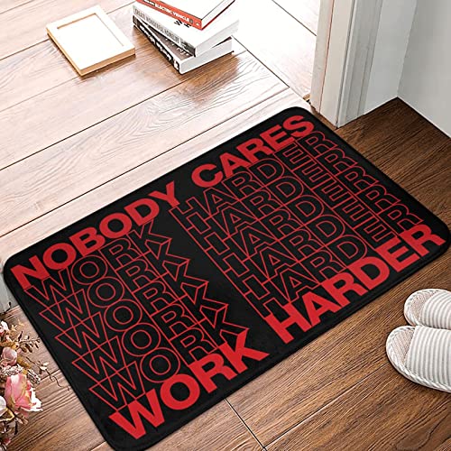 Tapis d'extérieur d'hiver 50x80cm Nobody Cares Work Harder Mat