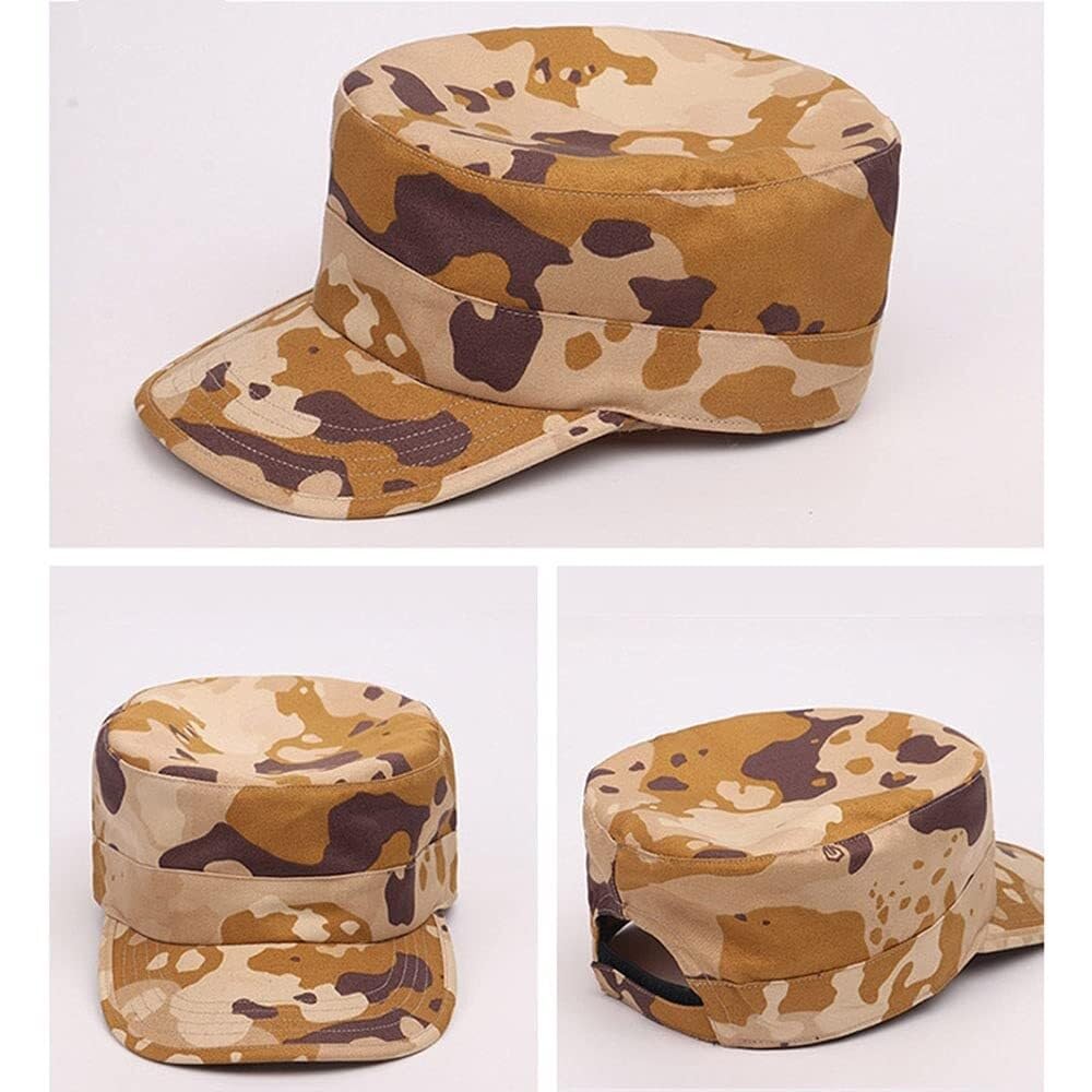 Gorra De Béisbol For Exteriores, Senderismo, Pesca, Gorra Táctica De Camuflaje For Caza(Desert Mud,For Adult)