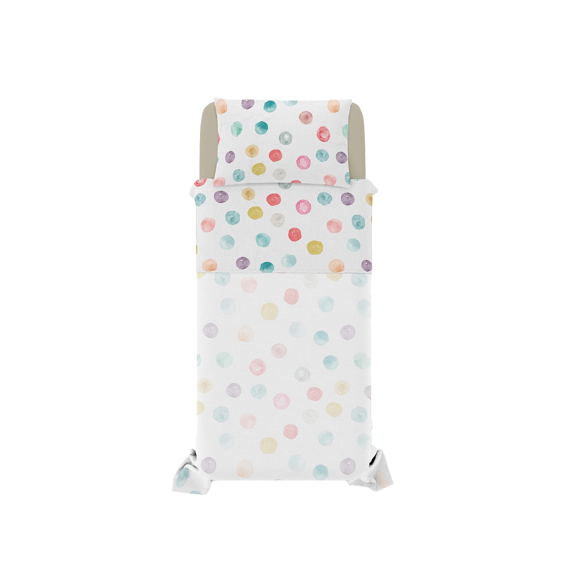 Italian Bed Linen Fashion Microfibre Bedding Set, Made in Italy, Balloon, Single, Single Bed - Image 2