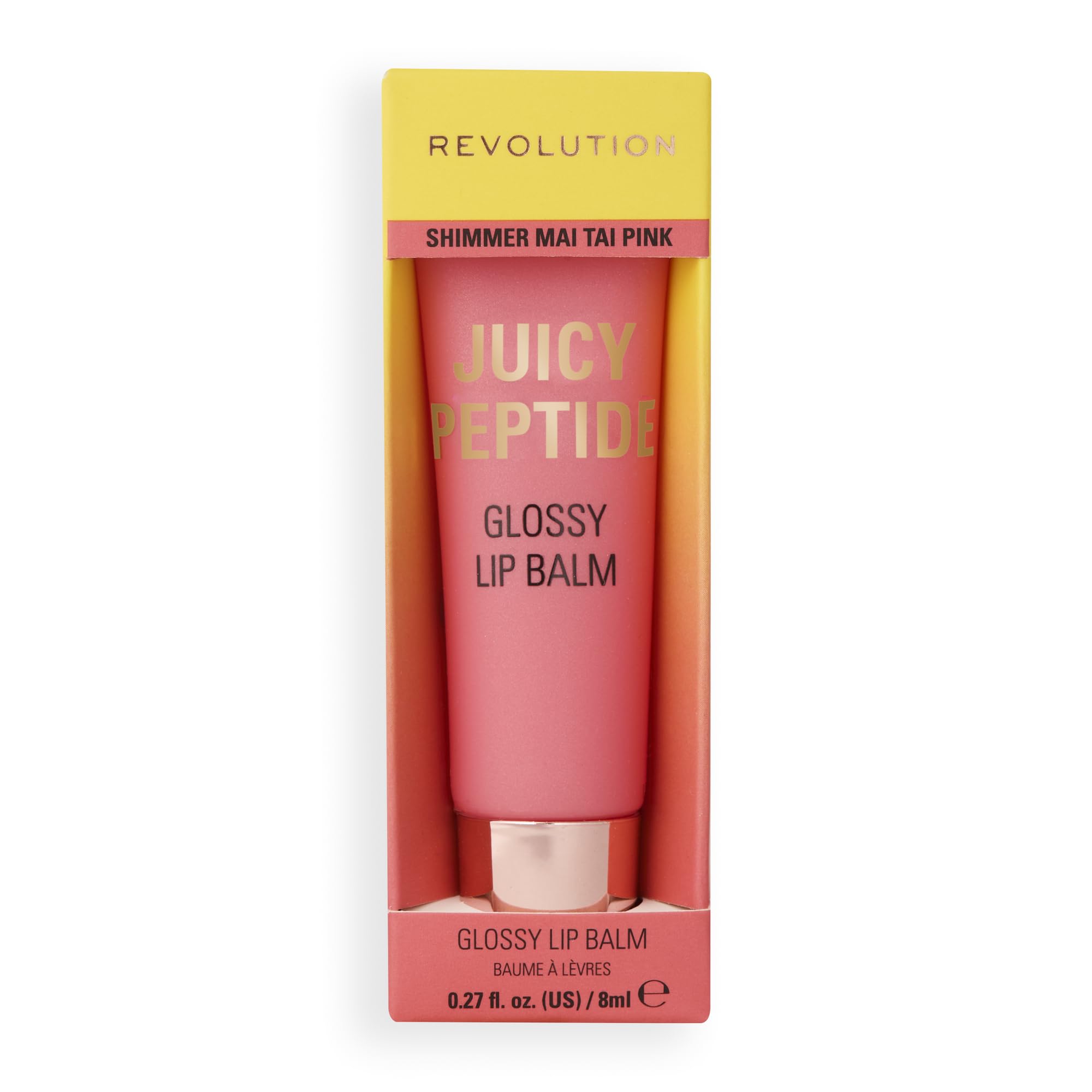 Revolution Juicy Peptide Lip Balm, Hydrating & Nourishing Formula with Peptides, Squalane & Vitamin E, Vegan & Cruelty-Free - Image 4