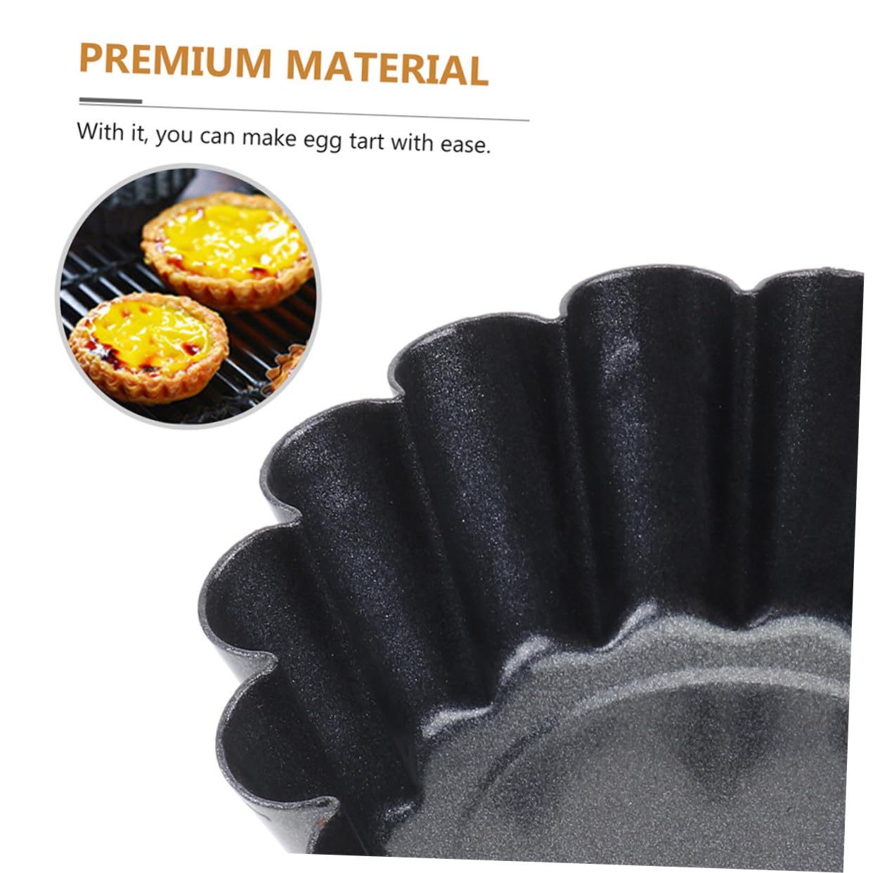 Toyvian 15 pièces Moule à Tartelettes Acier Carboné Moules Antiadhésifs pour Muffins et Puddings Résistants et Faciles à pour Cuisine Maison et Professionnelle