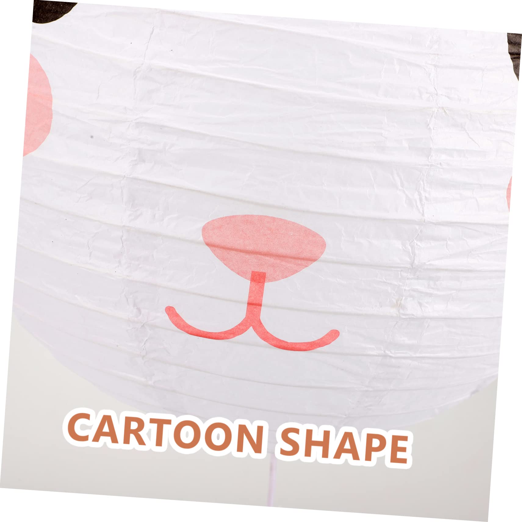 ERINGOGO Animal Lanterns for Outdoor Decor 2pcs Cartoon Design Paper Lanterns for Party Garden